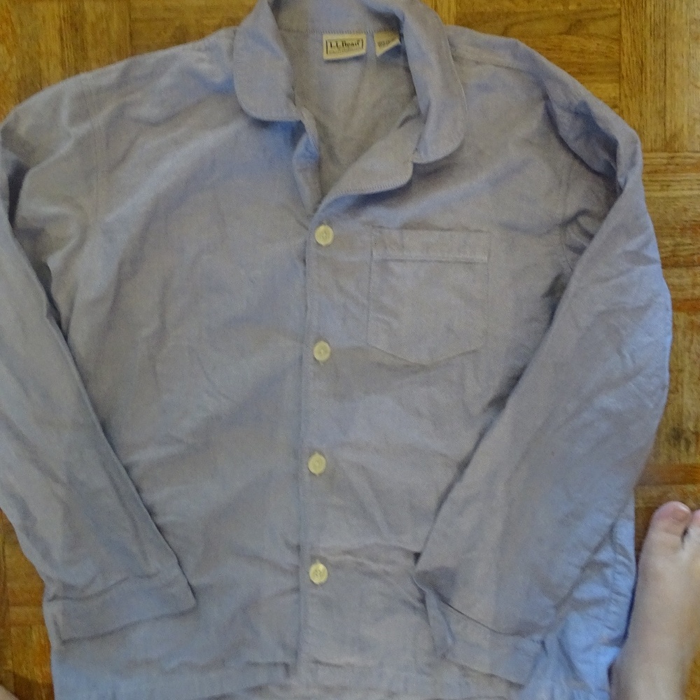 LL. BEAN JEAN SHIRT 100% COTTON - Picture 1 of 1
